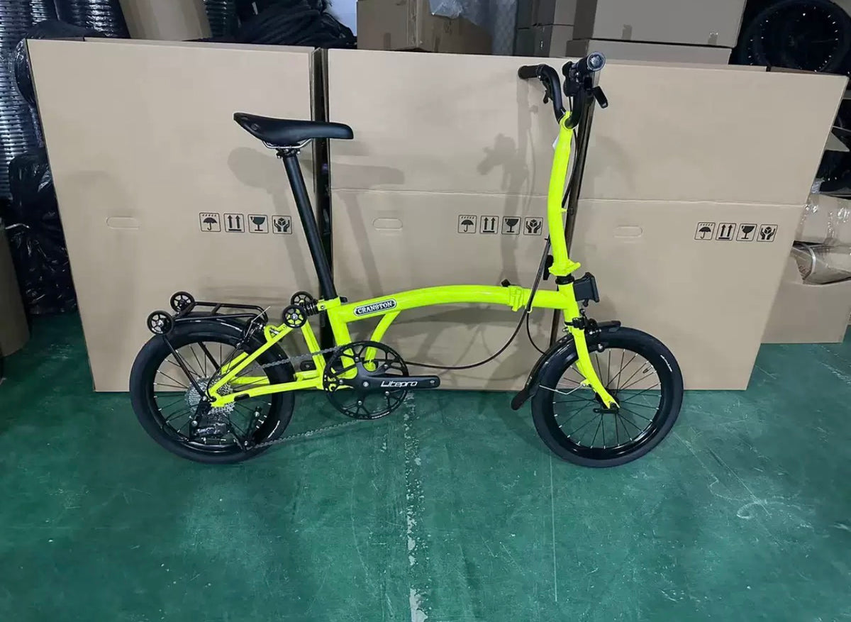 CRANSTON 16″ 9-Speed Triple-Folding City Bike