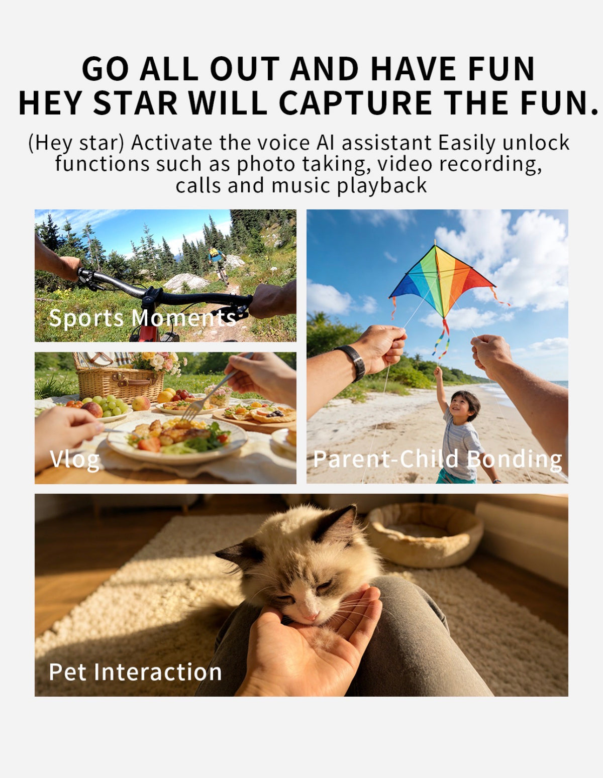 AI Smart Camera Glasses – 8MP 1080P HD Video, Bluetooth 5.3 & Translation
