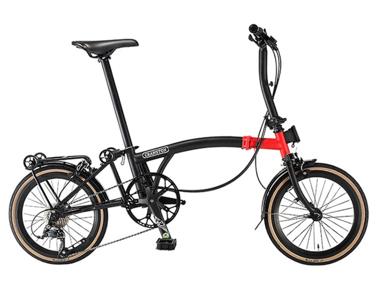 CRANSTON 16″ 9-Speed Triple-Folding City Bike
