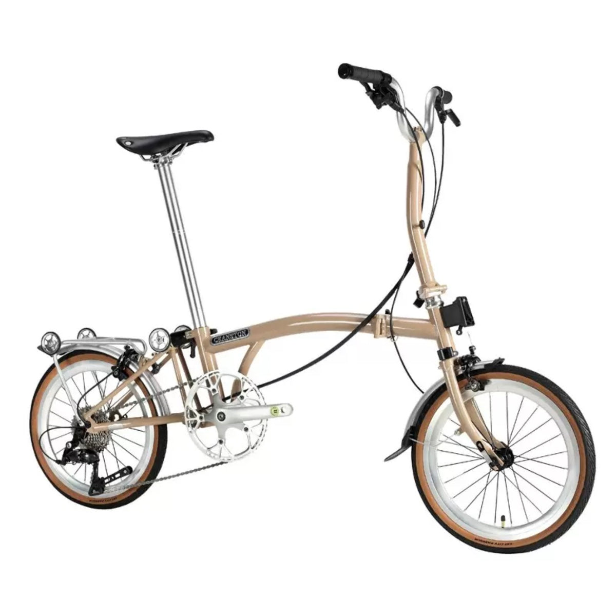 CRANSTON 16″ 9-Speed Triple-Folding City Bike