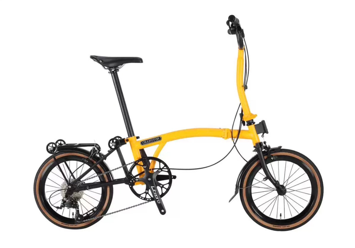 CRANSTON 16″ 9-Speed Triple-Folding City Bike