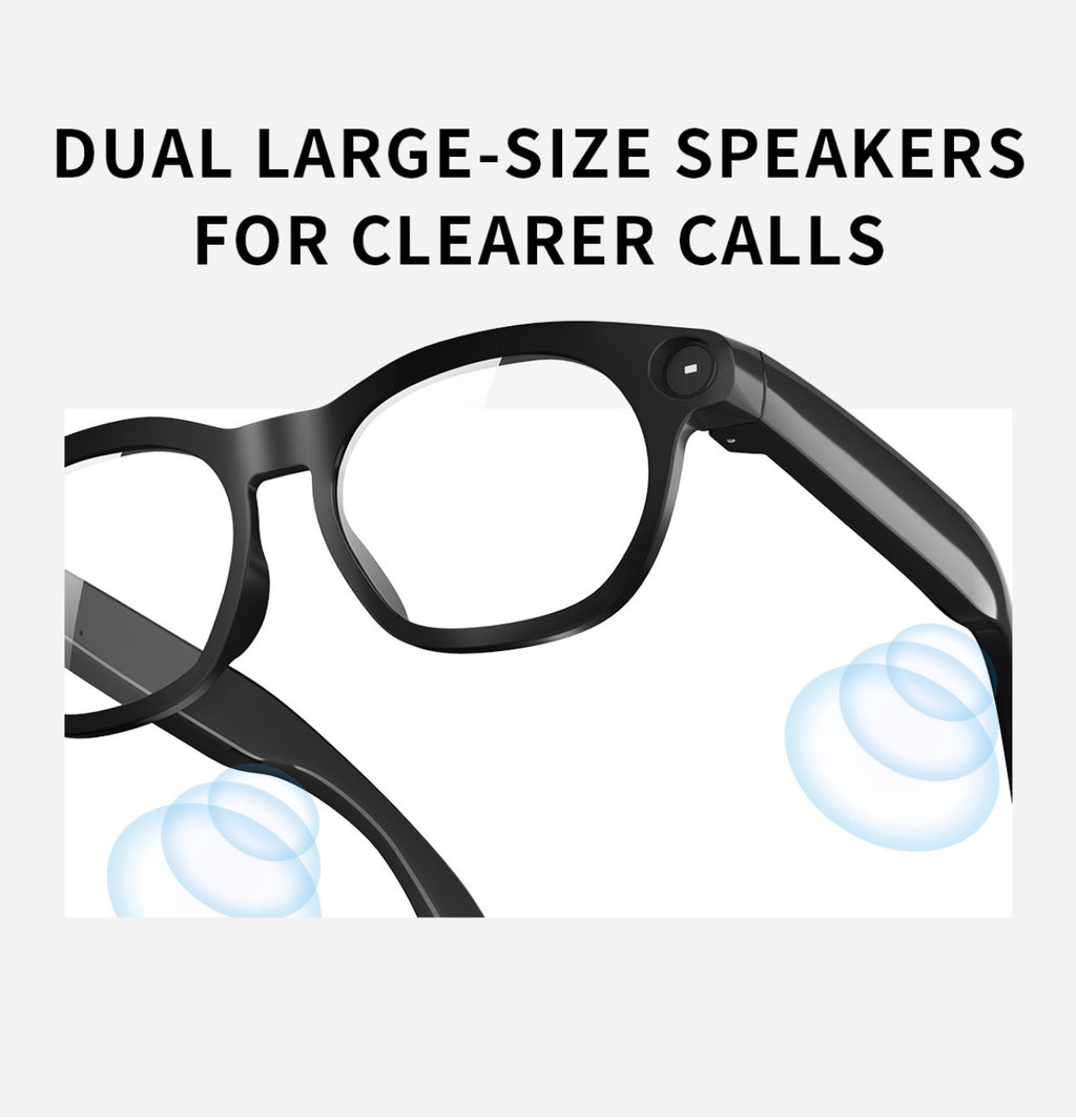 AI Smart Camera Glasses – 8MP 1080P HD Video, Bluetooth 5.3 & Translation
