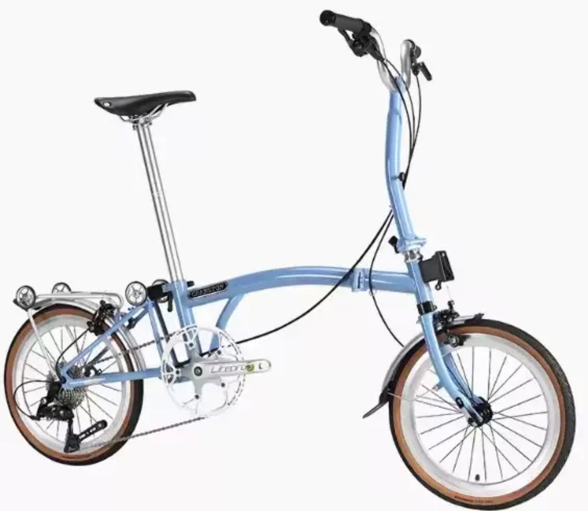 CRANSTON 16″ 9-Speed Triple-Folding City Bike