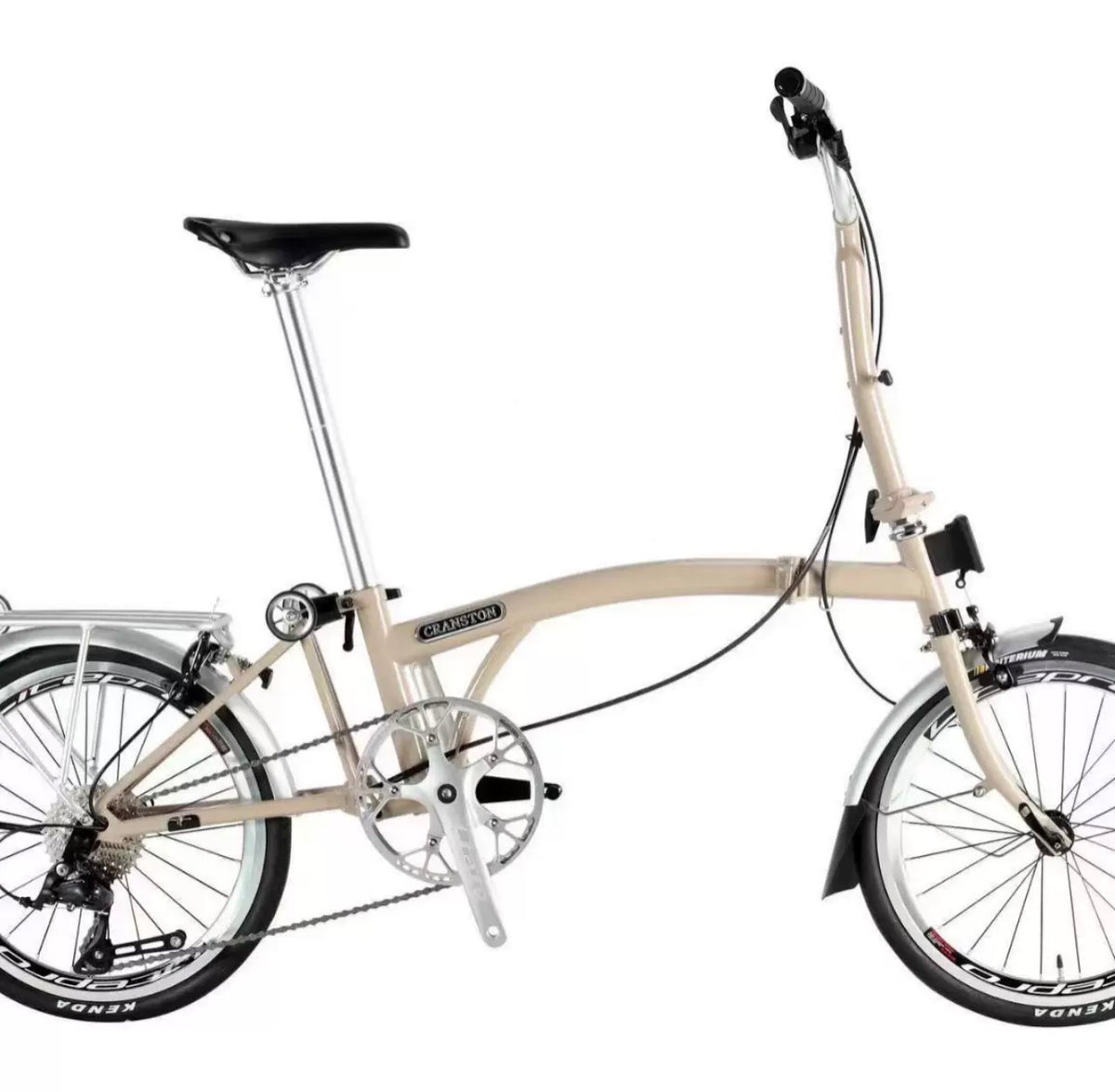 CRANSTON 16″ 9-Speed Triple-Folding City Bike