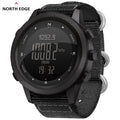 AP46 black outdoor digital watch, front view